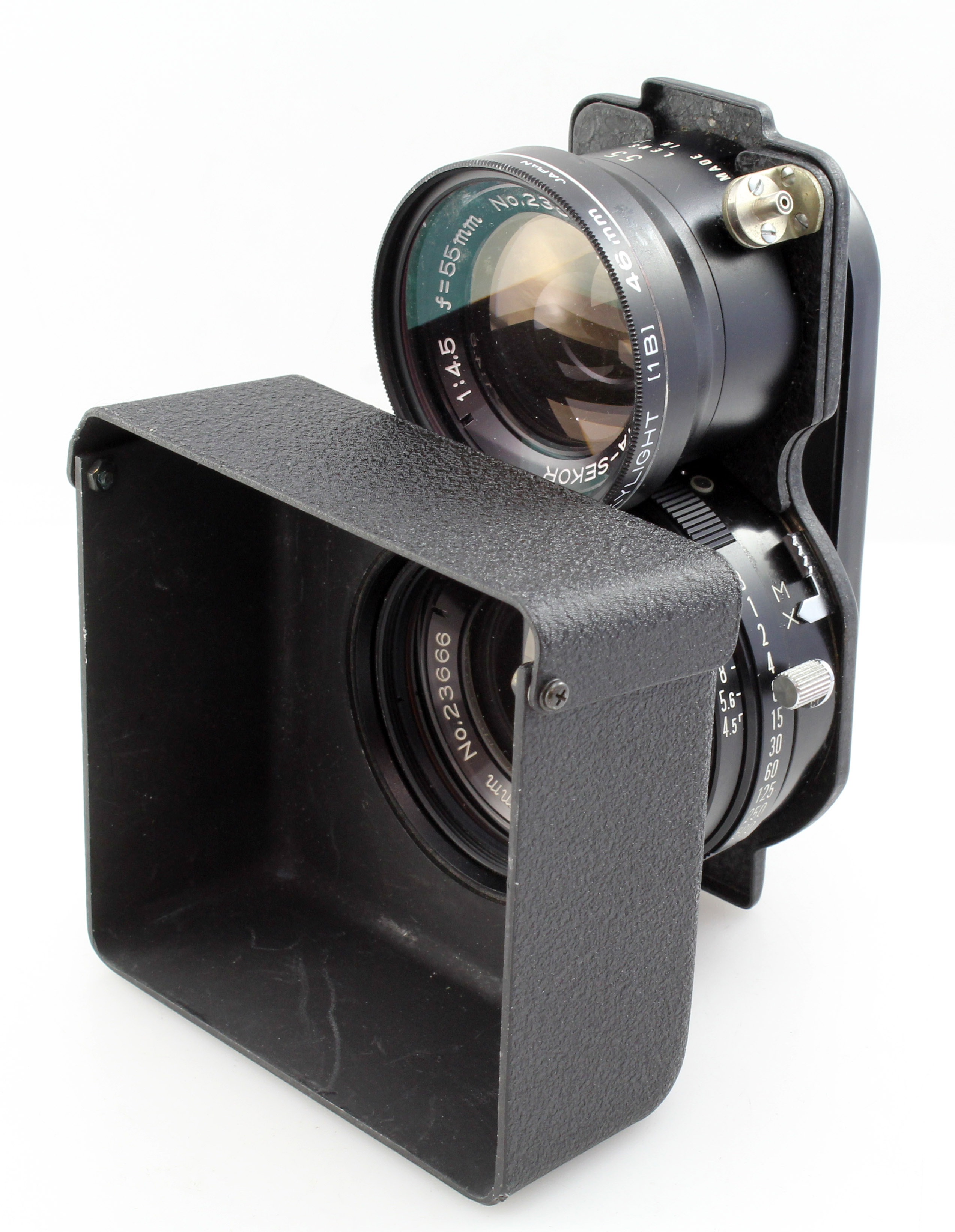 Mamiya-Sekor 55mm f4.5 Wide Angle Lens & Hood for C330/C220 TLR
