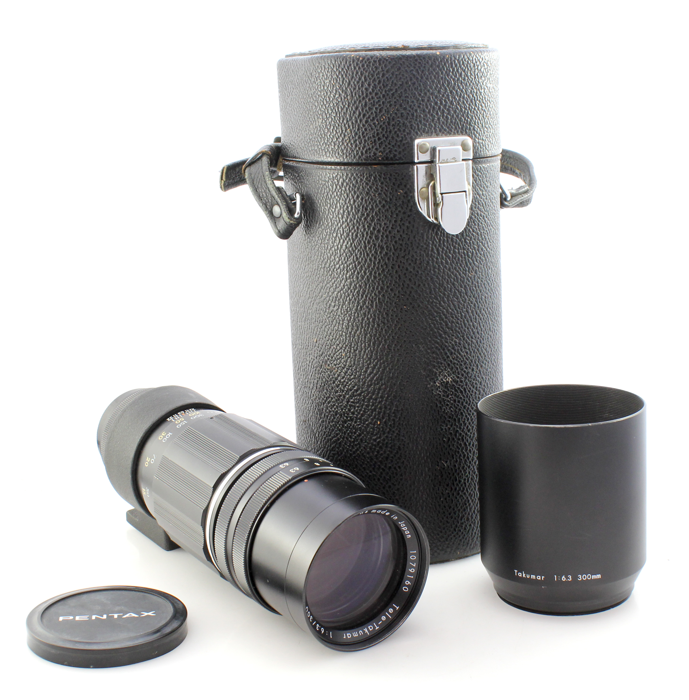 Asahi opt. co 300mm f6.3 Tele-Takumar Lens - Early tele photo Pentax M42 lens - Excellent condition