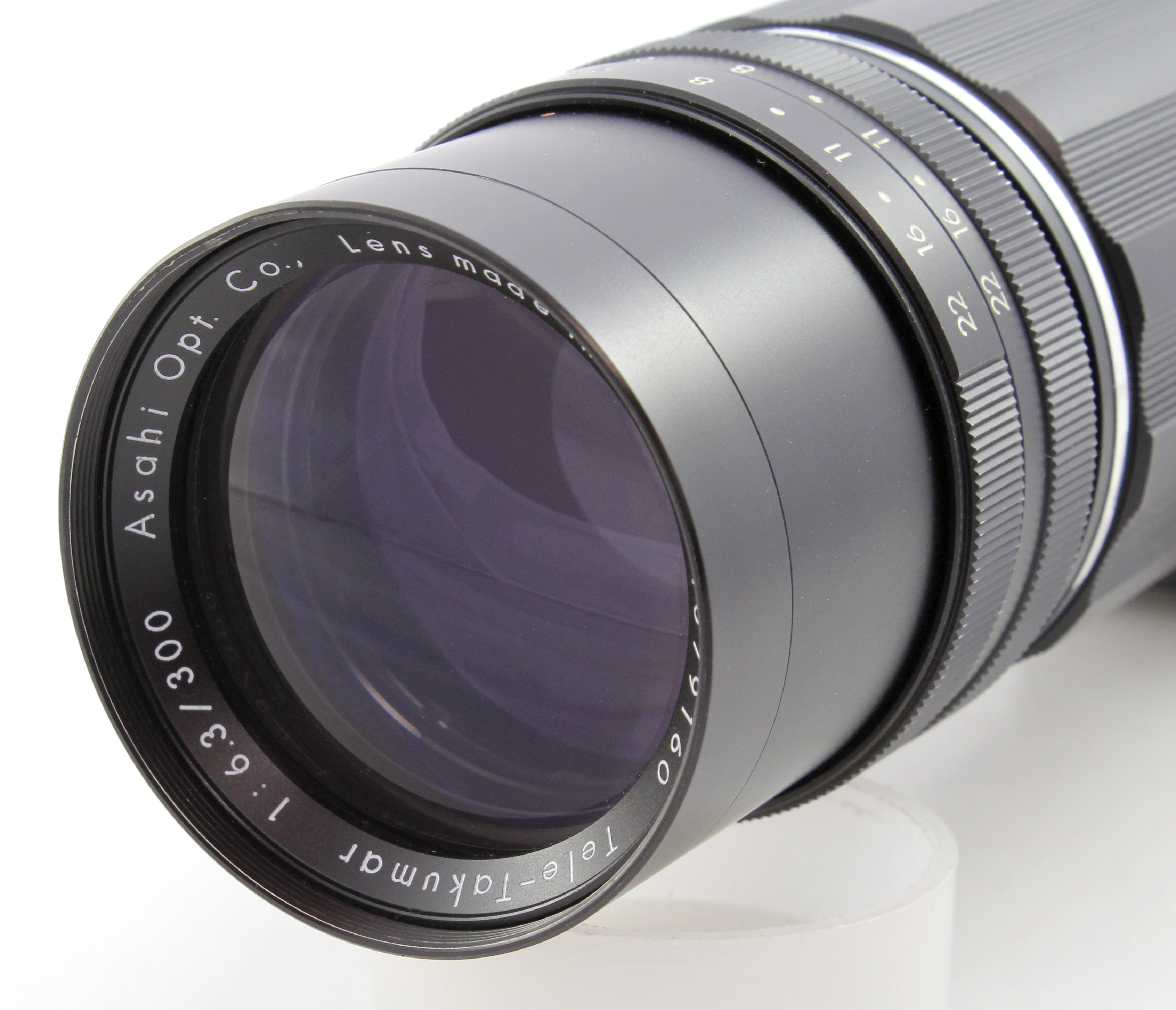 Asahi opt. co 300mm f6.3 Tele-Takumar Lens - Early tele photo Pentax M42 lens - Excellent condition - Image 6