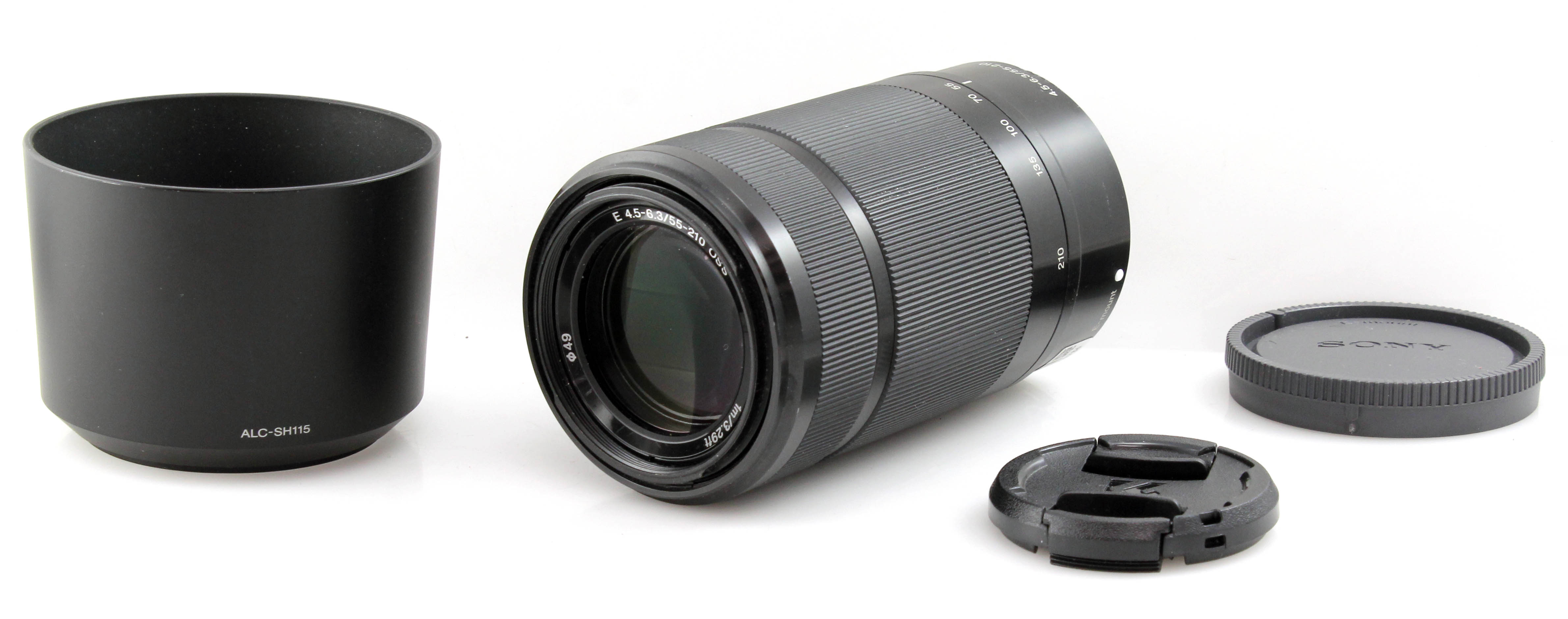 Sony 55-210mm f/4.5-6.3 OSS Zoom Lens - Sony E Mount - good user - barrel marked