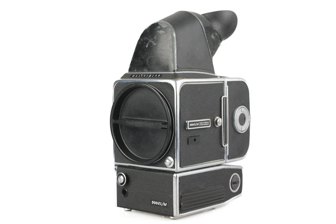 Hasselblad 500EL/M Medium Format Film Camera w/ 120 back and Prism Finder - Good condition - Image 2