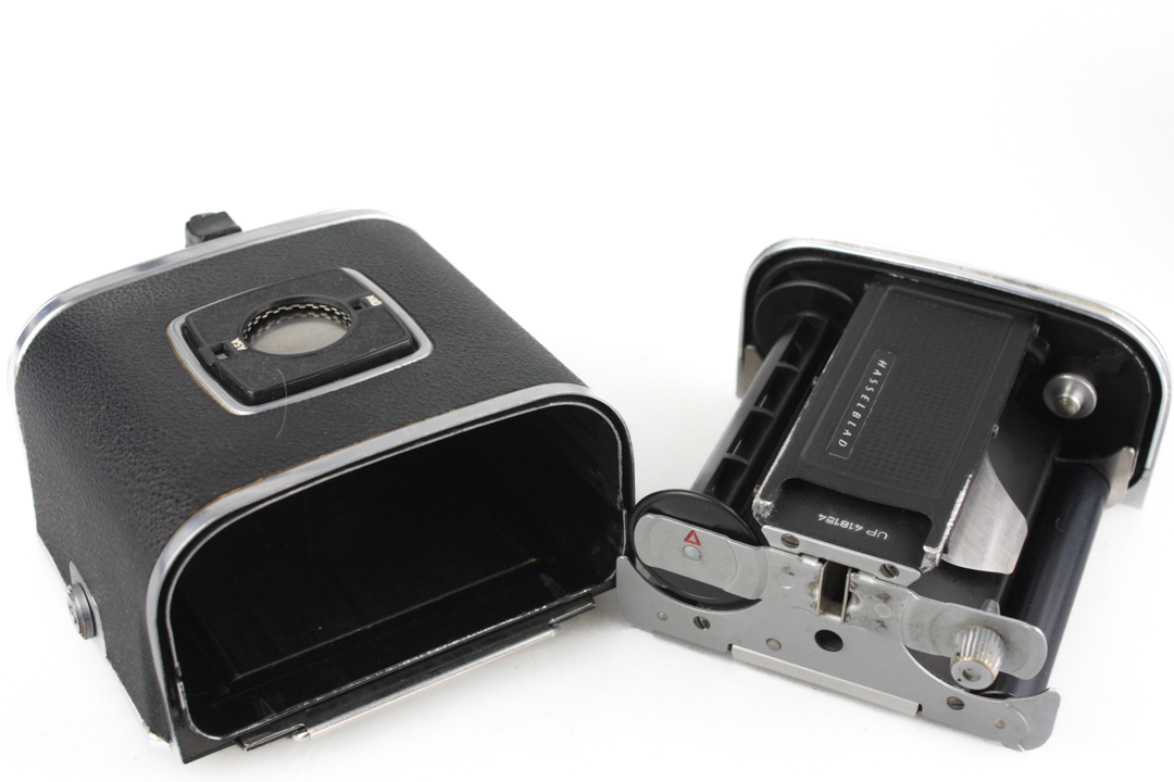 Hasselblad 500EL/M Medium Format Film Camera w/ 120 back and Prism Finder - Good condition - Image 10