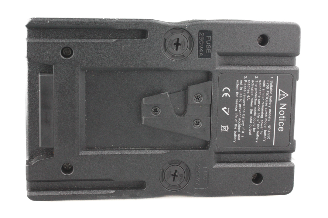 Sony NP-F battery to V mount D-TAP Adapter NP-F550/750/970 batteries. - Image 2
