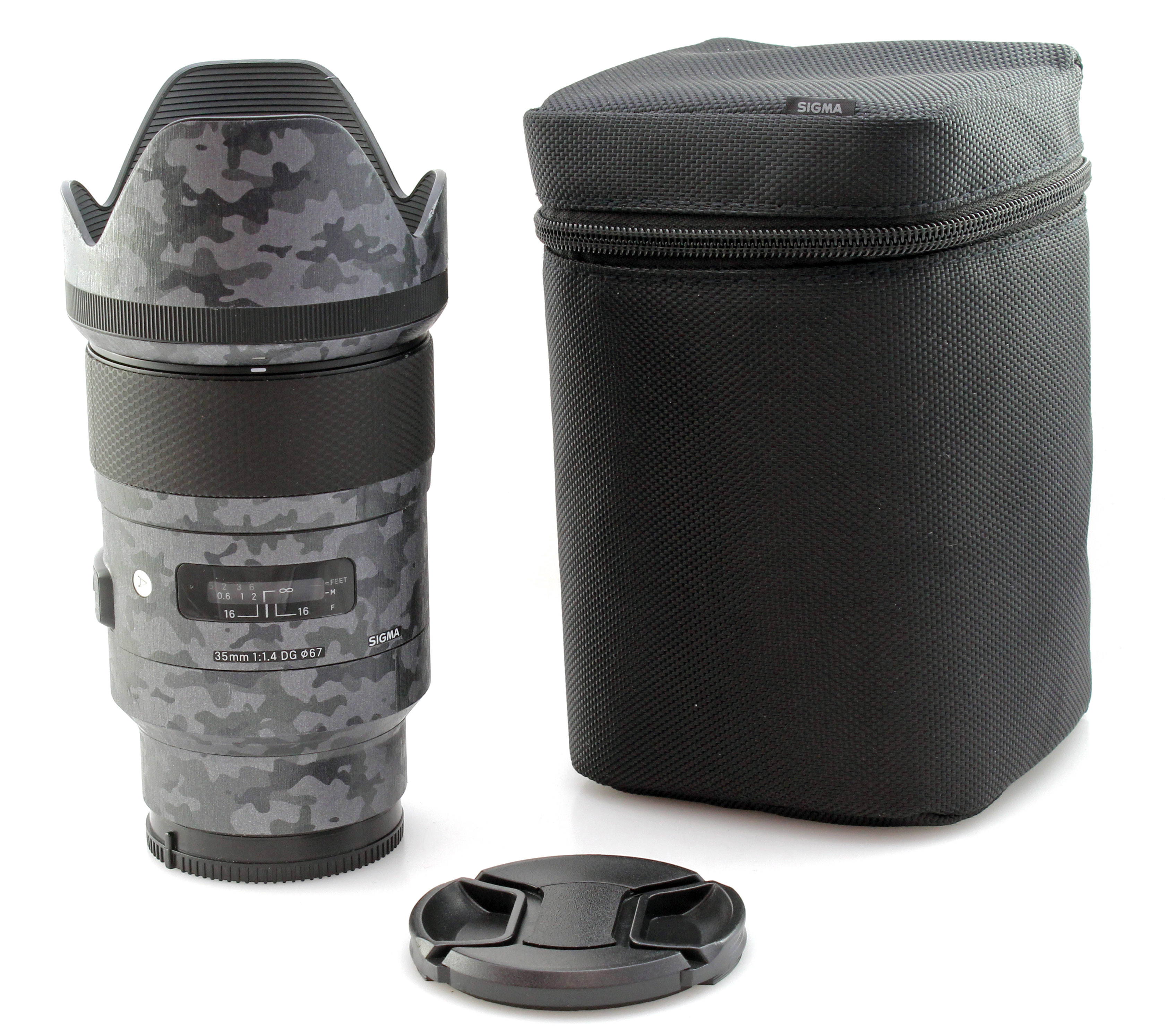 Sigma AF 35mm f/1.4 DG ART Prime Lens Camo finish 012 - Sony E Mount