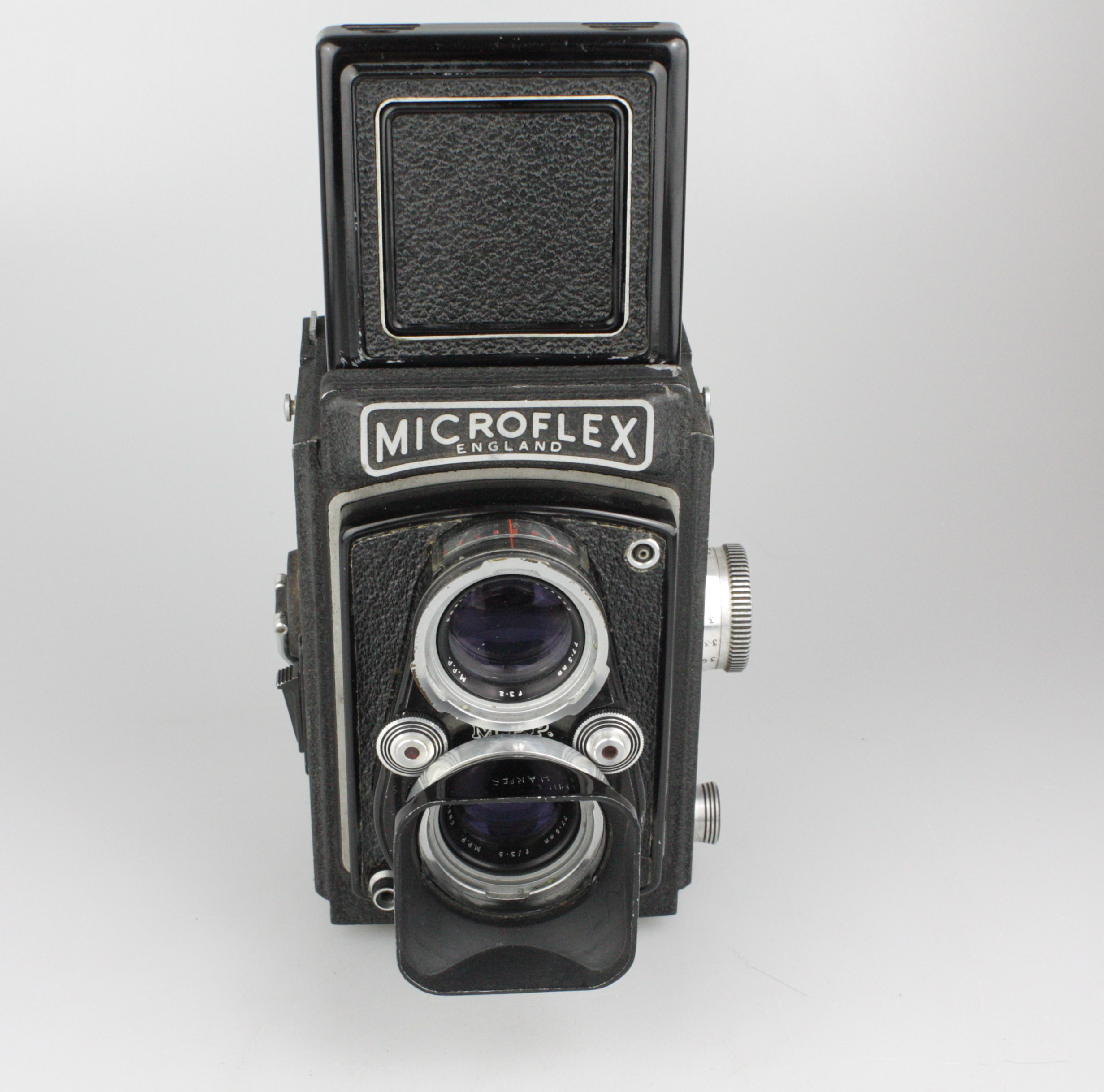 Microflex Camera Mpp MMP Microflex 6×6 TLR Camera with 77.5mm F3.5 Micronar Lens and leather ...