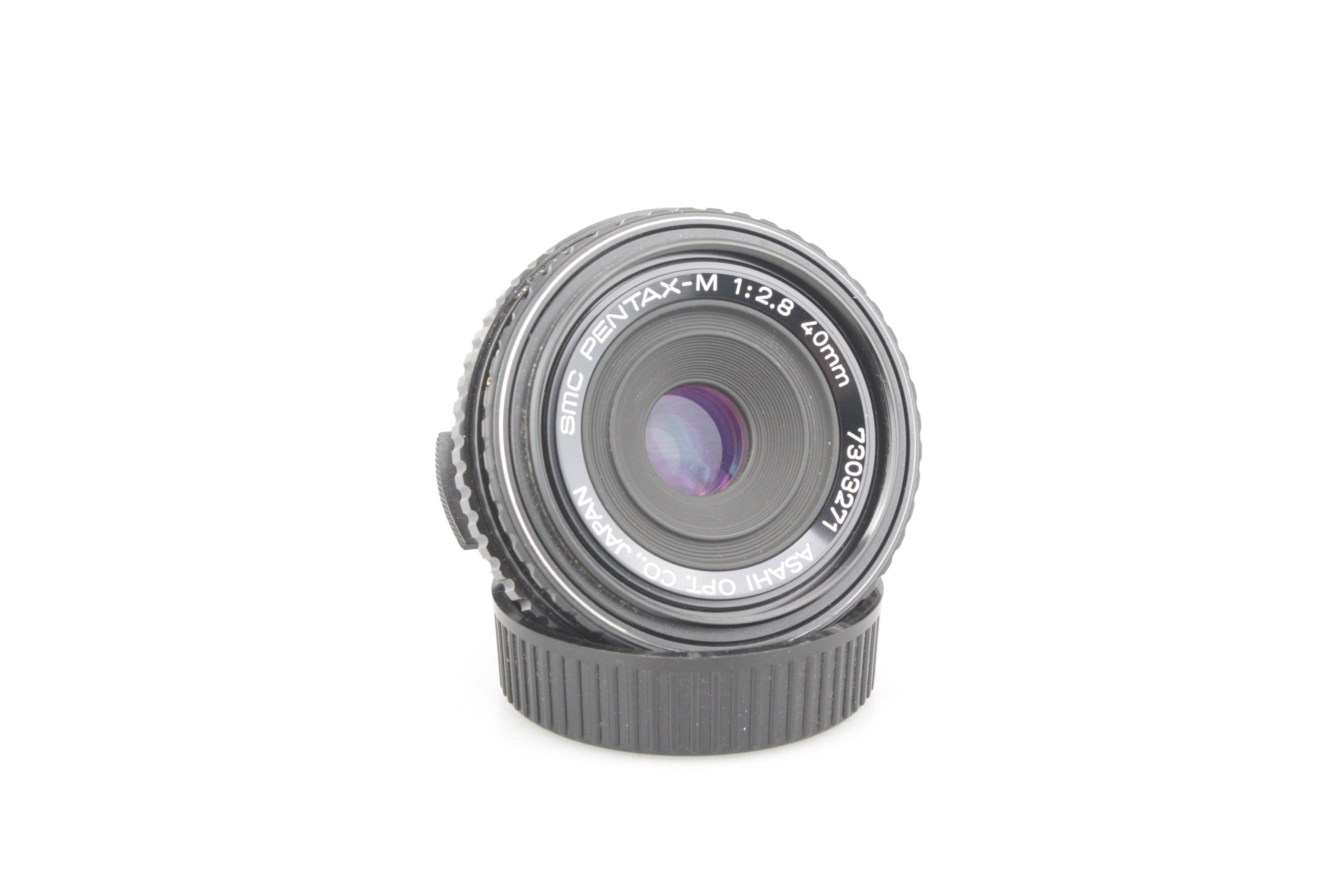 SMC PENTAX-M 40mm f/2.8 レンズ SMC Pentax-M 40mm f2.8 Pancake Lens For PK K Mount Cameras – The