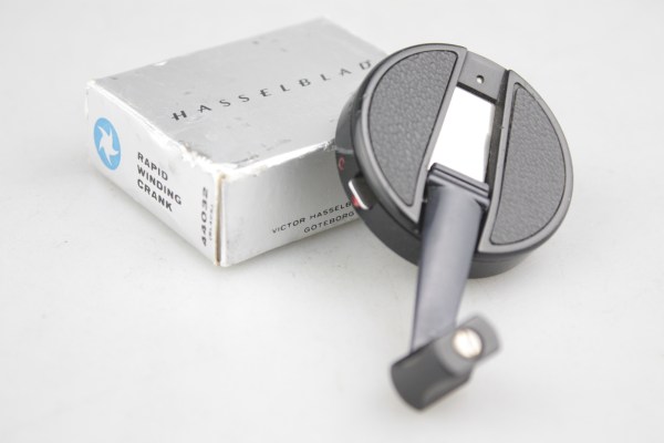 Boxed Hasselblad Rapid Winding Crank (44032) for Film Camera - Black