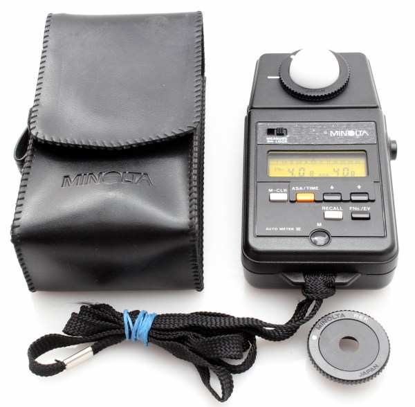 Minolta Auto Meter III Light Meter in Very Good Condition with Case