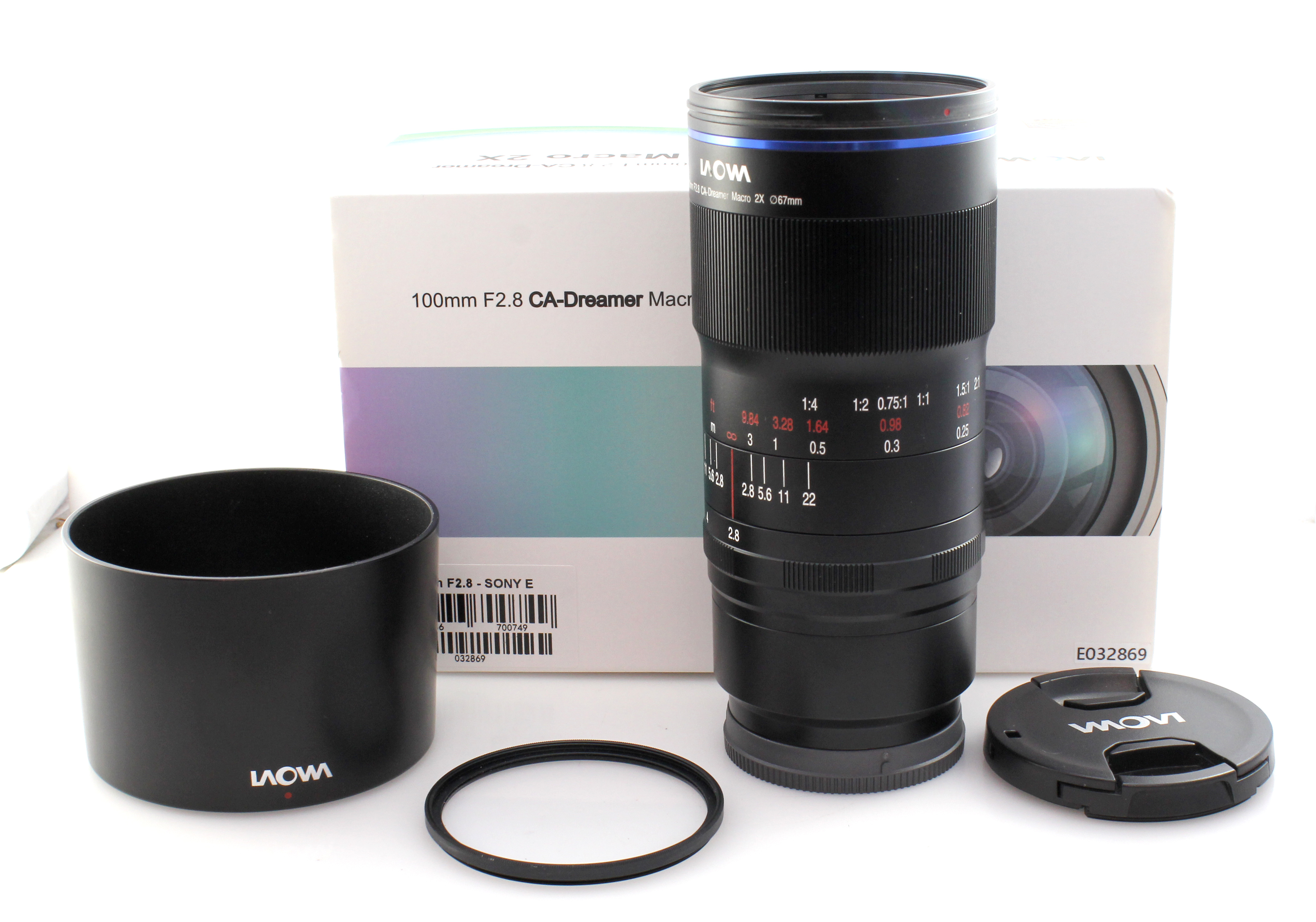 LAOWA 100mm F2.8 CA-Dreamer Macro RFマウント Laowa 100mm f2.8 CA-Dreamer macro prime Lens – Sony E-mount
