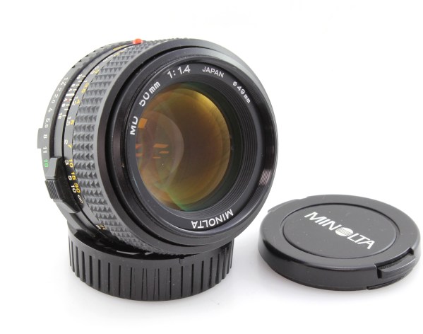 Minolta 50mm f1.4 MD Rokkor, Fast Prime Lens for Minolta MD Mount