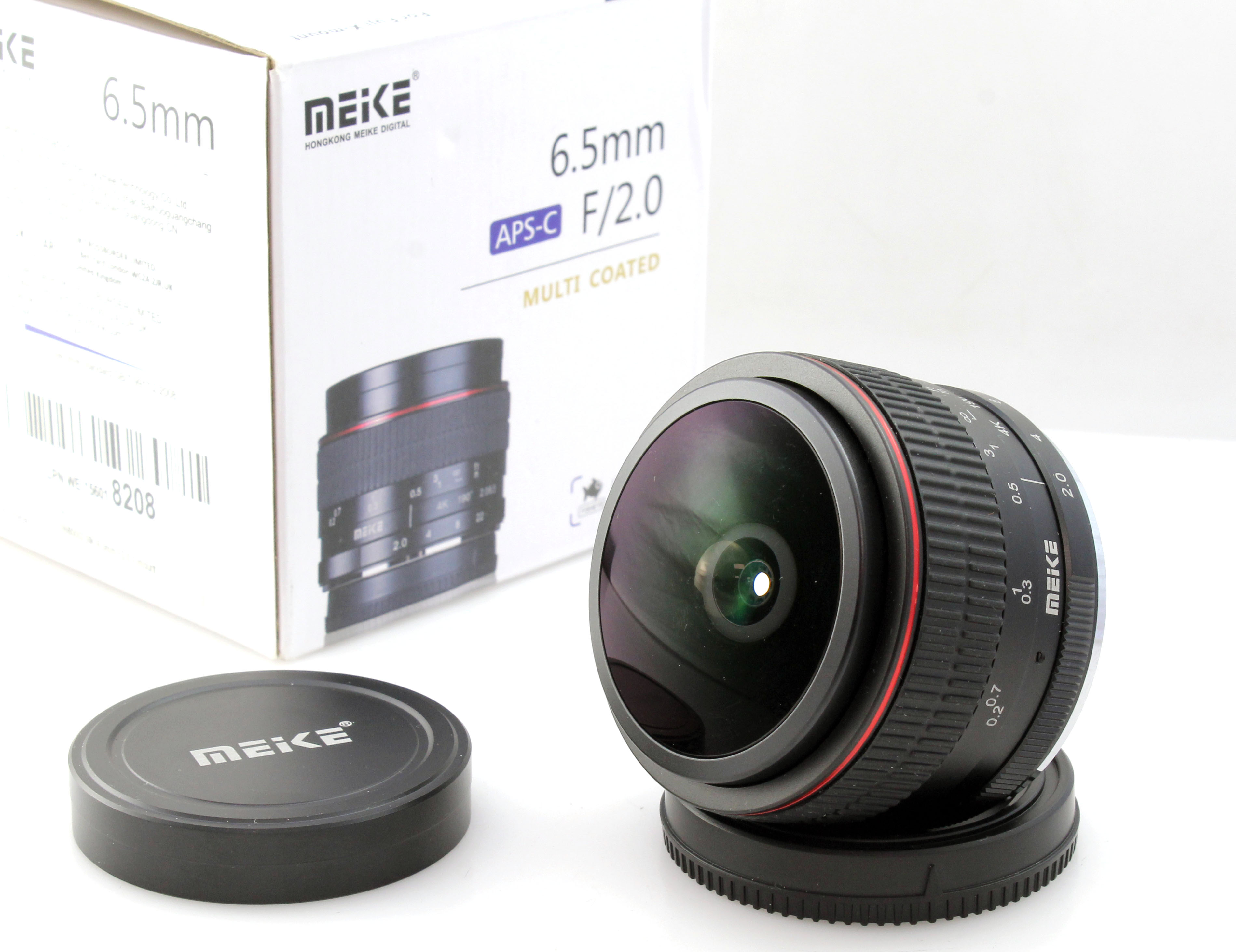 Meike 6.5mm f/2.0 Circular Fisheye Lens for Fuji X Mount - Boxed Great Condition
