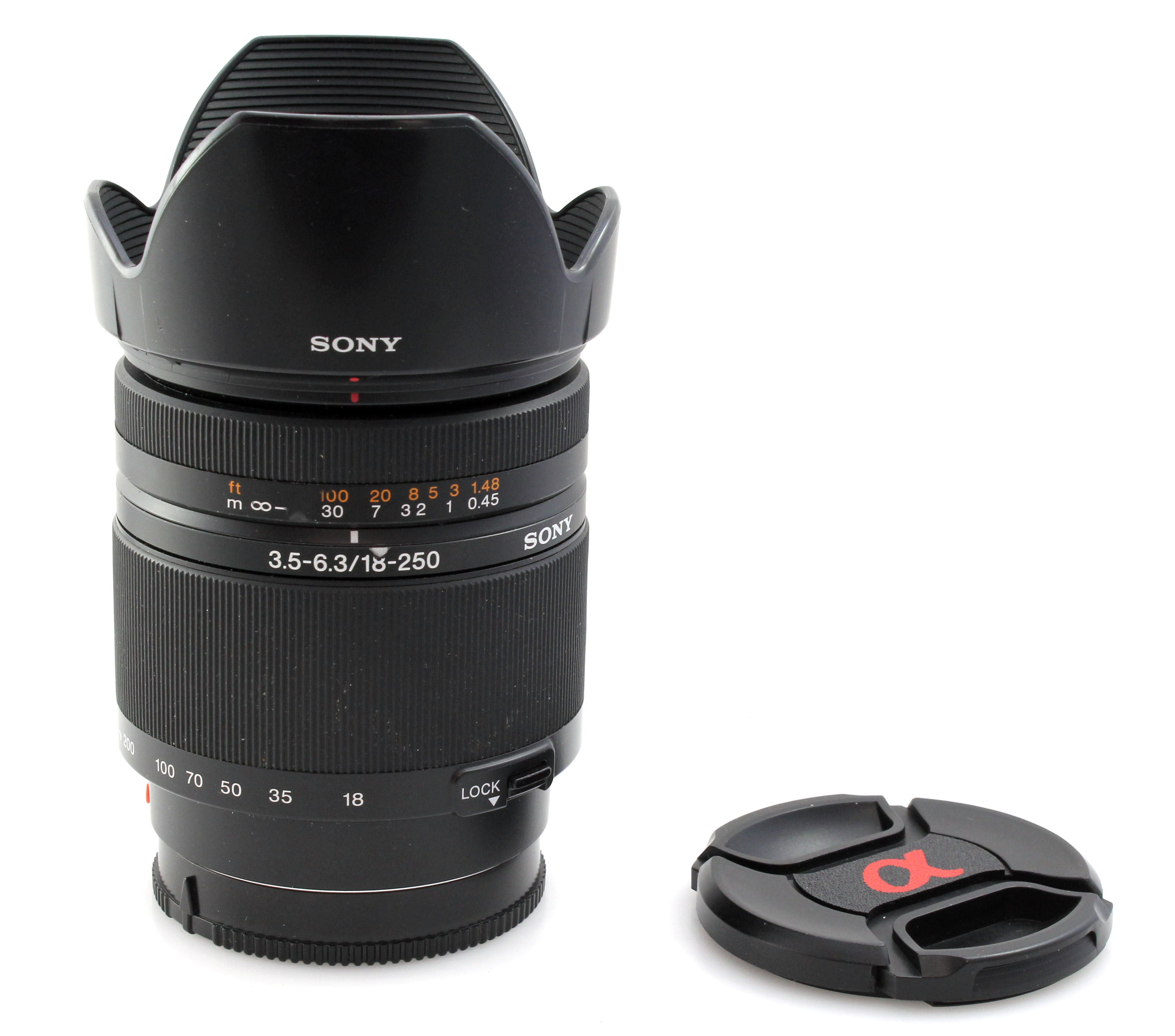 SONY DT 18-250mm f/3.5-6.3 AF Zoom Lens – Sony DSLR A Mount – suit