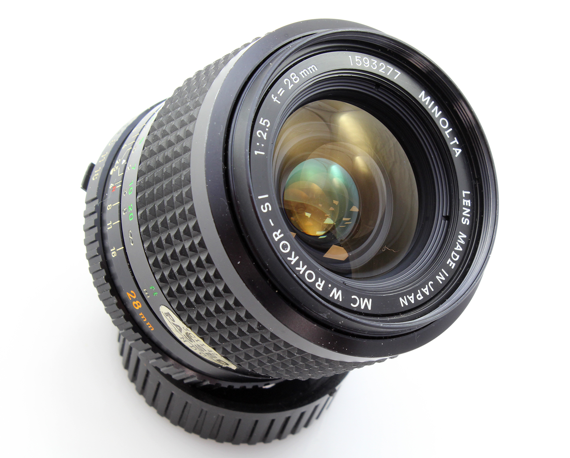 レンズ(単焦点) Minolta mc W.rokkor-si 28mm f2.5 Minolta MINOLTA MC W.ROKKOR-SI 28㎜F2.5 大口径広角レンズ MC - SI