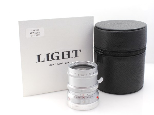 Boxed Light Lens Labs 50mm F/2 SP II  - M Mount - Excellent condition