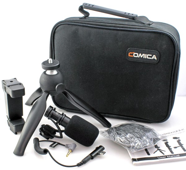 Comica CVM-VM10-K2 Mini Shotgun microphone Smartphone Video Vlogging Kit