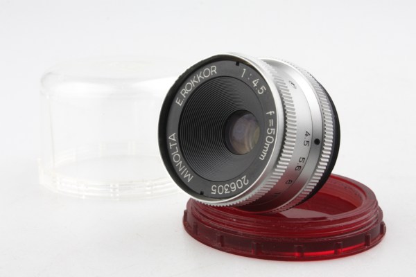 Minolta E-Rokkor 50mm f4.5 Enlarging Lens - boxed - M39 Darkroom enlarger fit