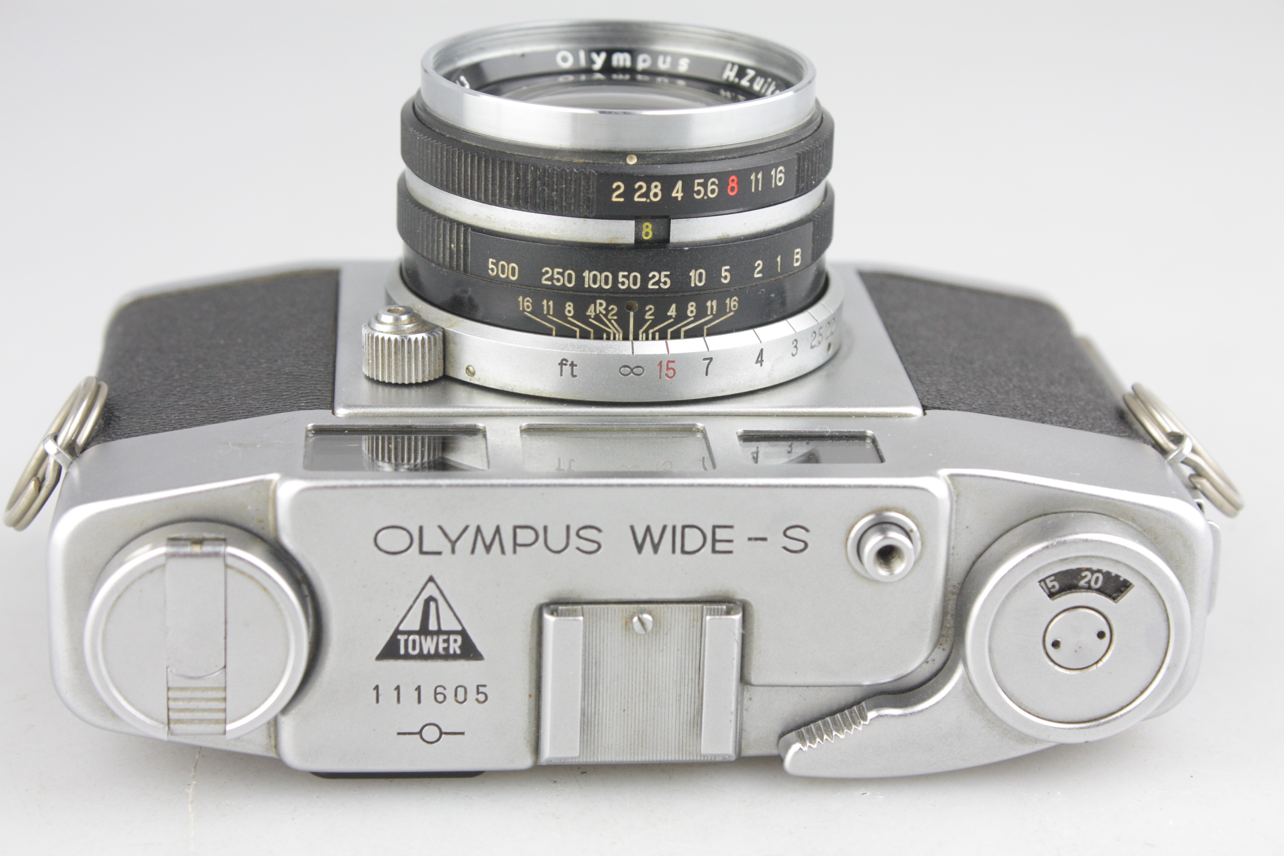 Serviced OLYMPUS WIDE-S 35mm Film Camera Zuiko-W 3.5cm F/2 Excellent Condition - Image 2