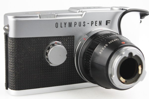 Olympus Pen-F Medical/ Scientific 35mm Half-Frame Film Camera w/ SF33E microscope adapter