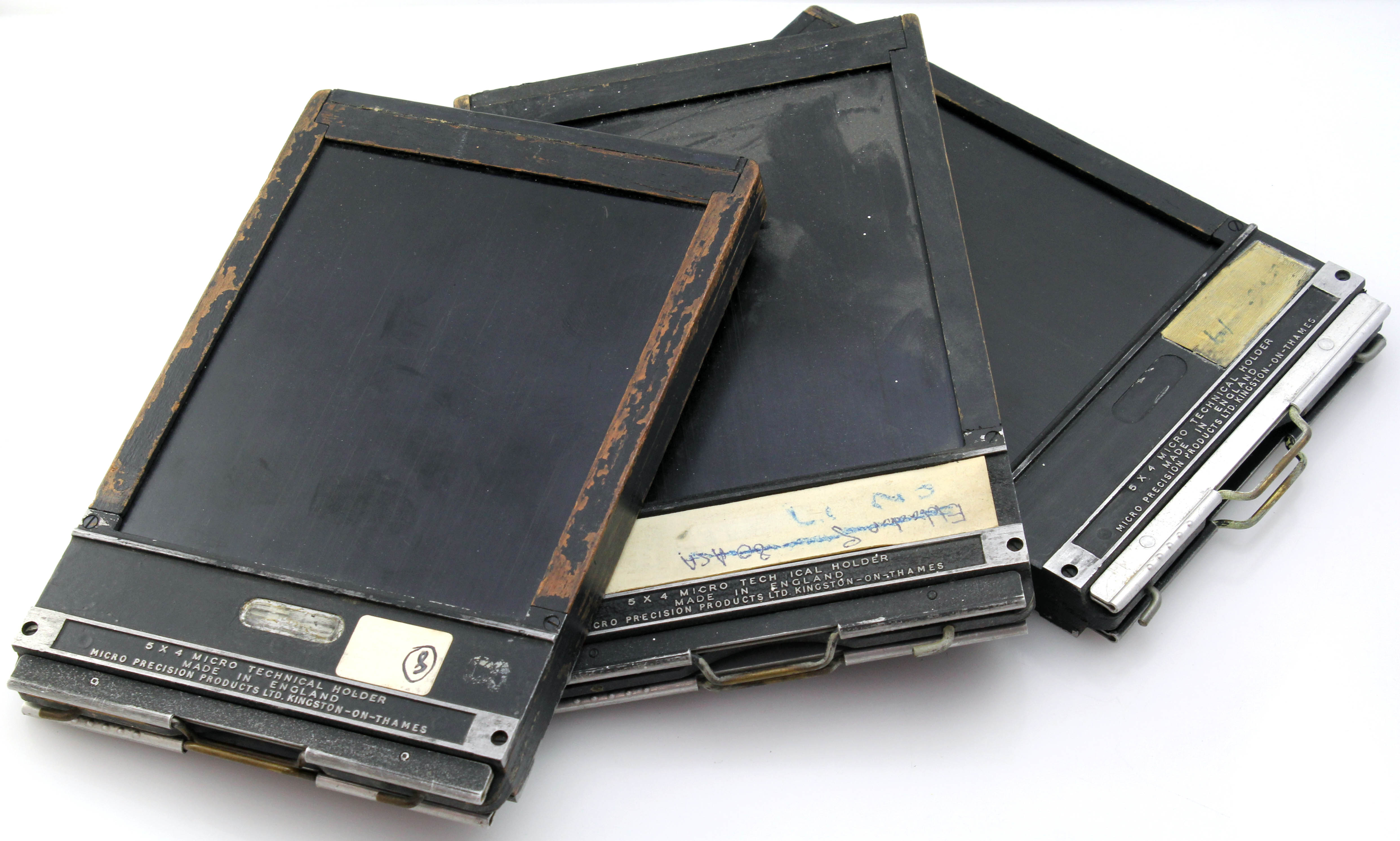 3x MPP 5x4 4x5 Large Format Cut Sheet Film Double Darkslides
