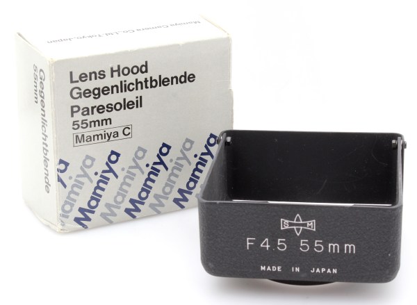 Mamiya-Sekor Lens Hood for Mamiya 55mm f/4.5 TLR Lens - Boxed excellent condition