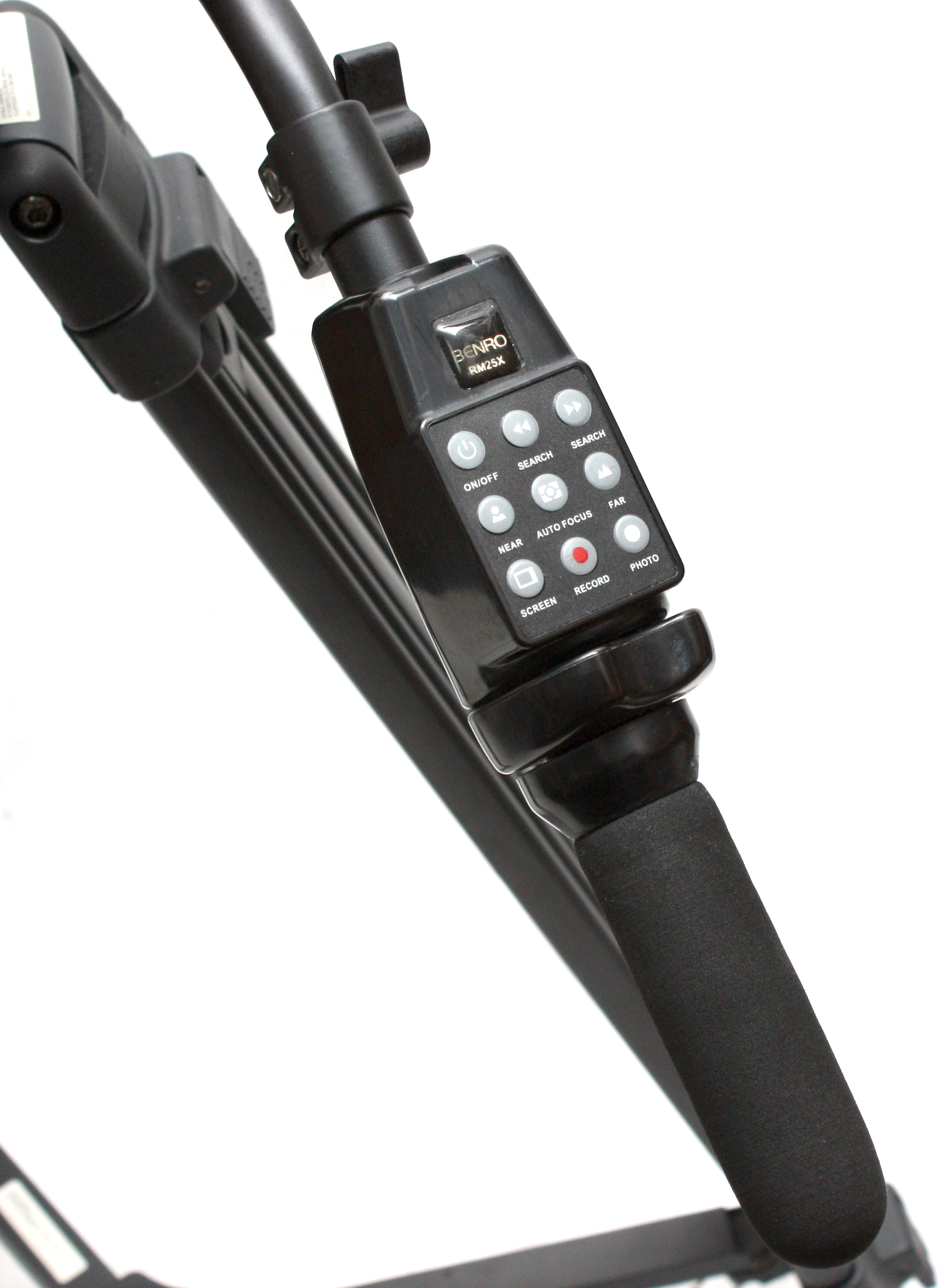 Boxed Giottos BL 1150 Video Tripod w/ fluid Pan Tilt levelling ball head & Benro zoom remote controller - Image 3