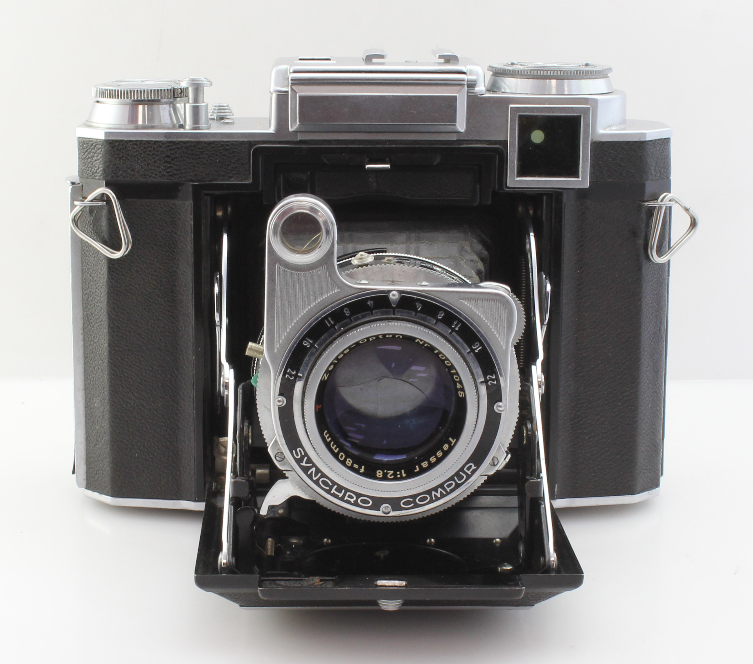 Zeiss Ikon Super Ikonta 533/16 120 6×6 Camera. Zeiss 80mm F2.8 T