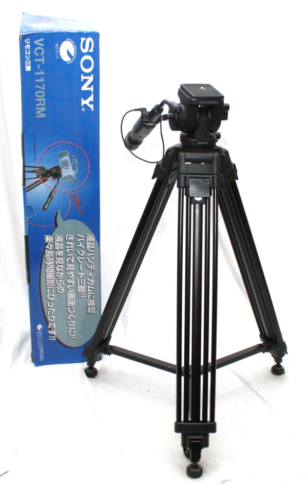 SONY VCT-1170RM remote control video tripod - Boxed great condition
