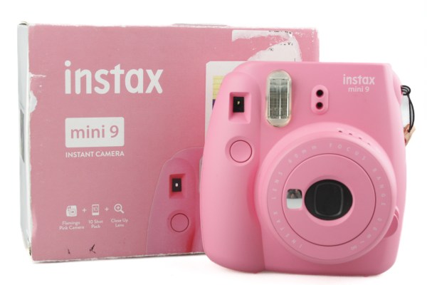Fujifilm Instax Mini 9 Instant Camera in Flamingo Pink - Boxed