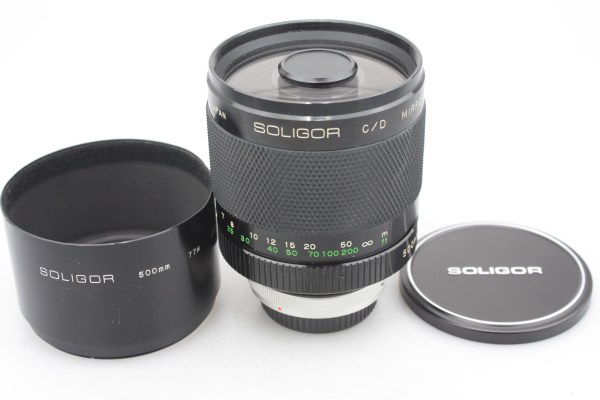 Soligor 500mm f/8 Macro Mirror Lens in Canon FD Mount (for AE-1 etc)