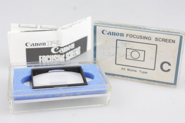 Canon Focusing Focus Screen 'C' (All Matte) for Original Canon F-1 F1 Excellent condition