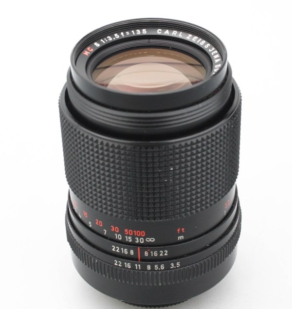 Carl Zeiss Jena DDR 135mm f3.5 Lens - Manual Focus M42 Screw Mount Lens