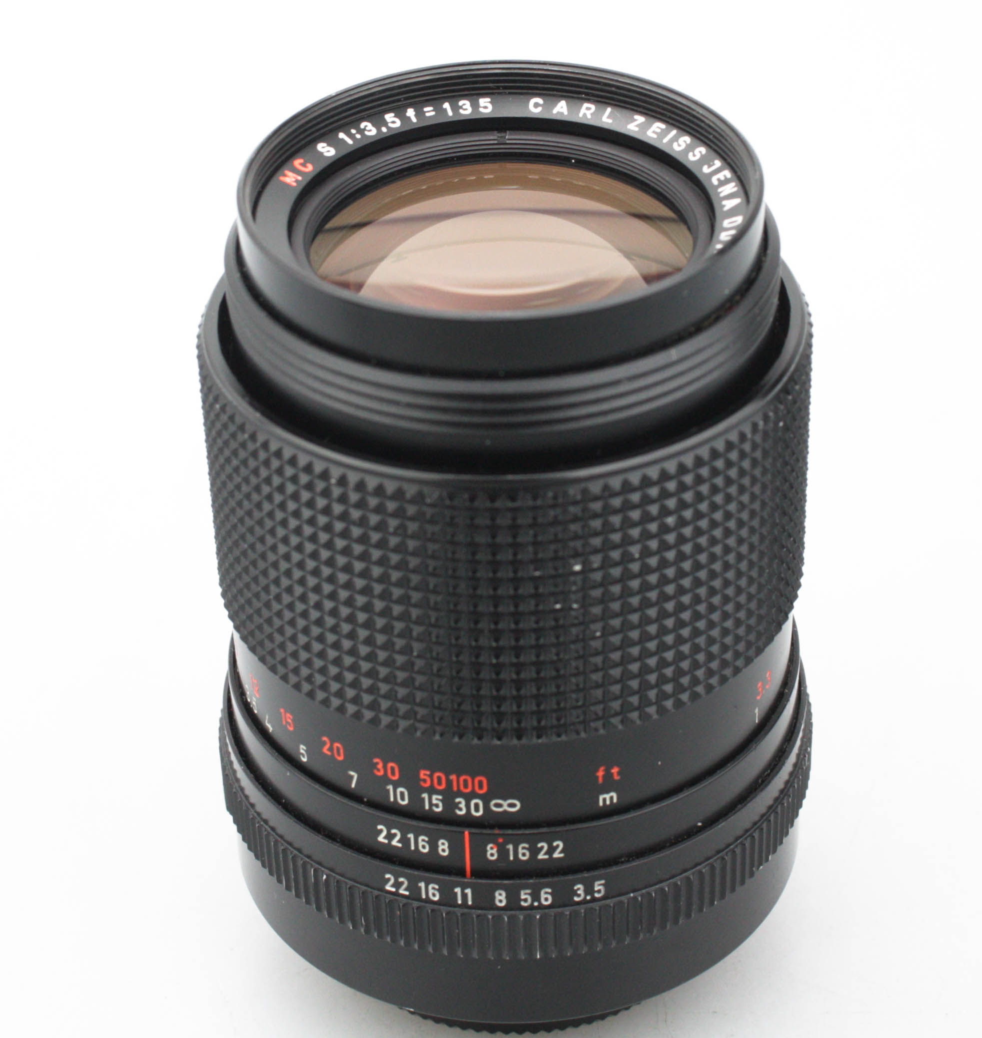 Carl Zeiss Jena DDR 135mm f3.5 Lens - Manual Focus M42 Screw Mount Lens