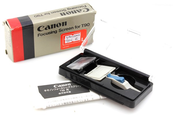 Canon T90 Focus Screen, Type E (standard screen) - boxed - excellent condition