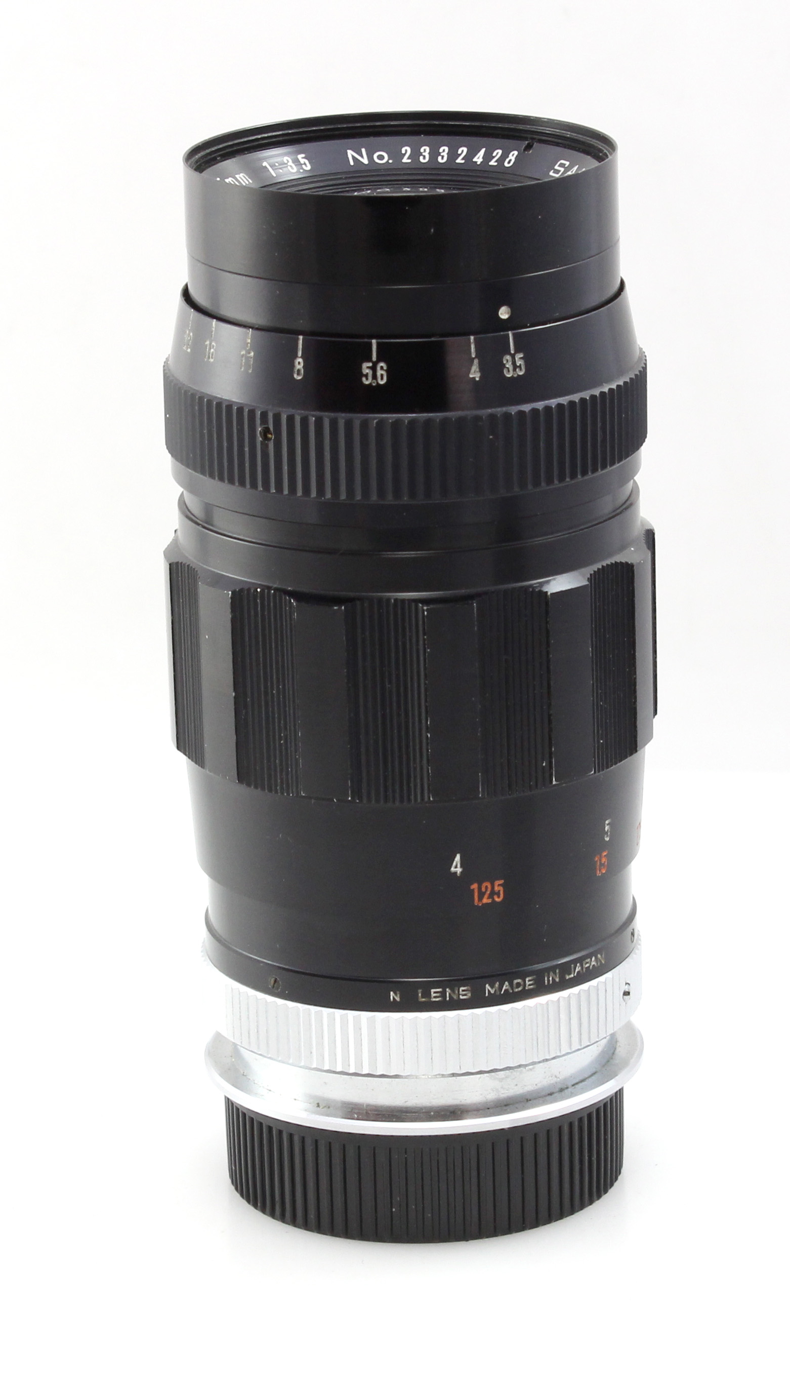 Sankyo Kohki Komura 105mm f/3.5 Prime telephoto Lens - 39mm Leica Screw Mount W/ Hood - Image 2