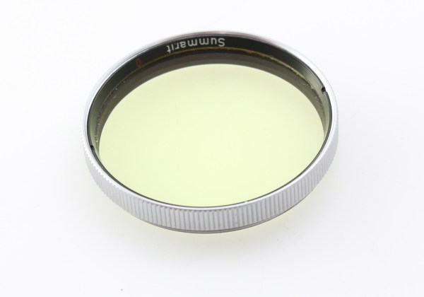 Leica 41mm Light Yellow / Straw Filter for Leica 5cm F1.5 Summarit Thread.