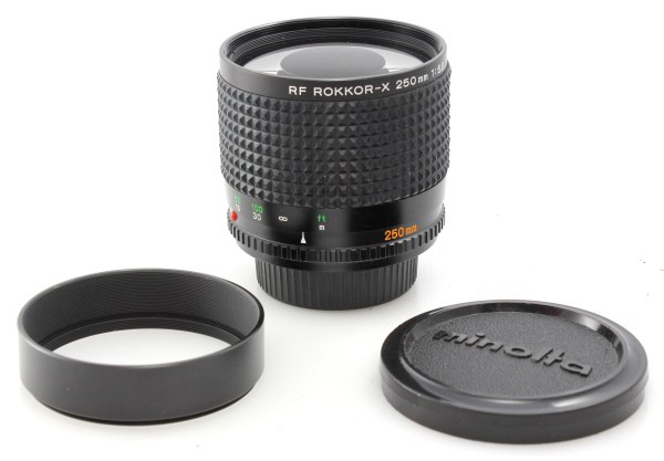 Minolta RF ROKKOR-X 250mm F/5.6 mirror lens - MD mount