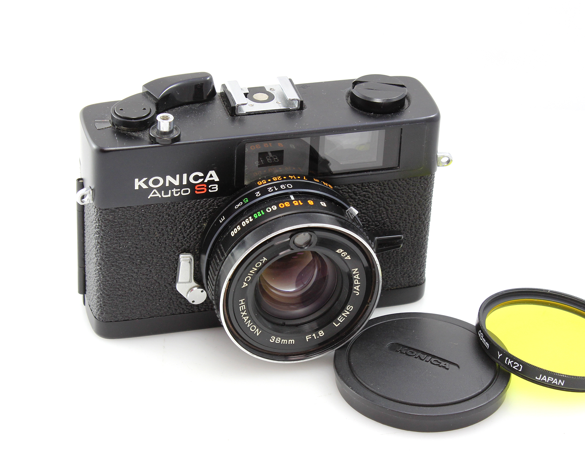 Konica Auto S3 35mm Rangefinder Camera, Hexanon 38mm f1.8 Lens. Lovely clean example - Image 2