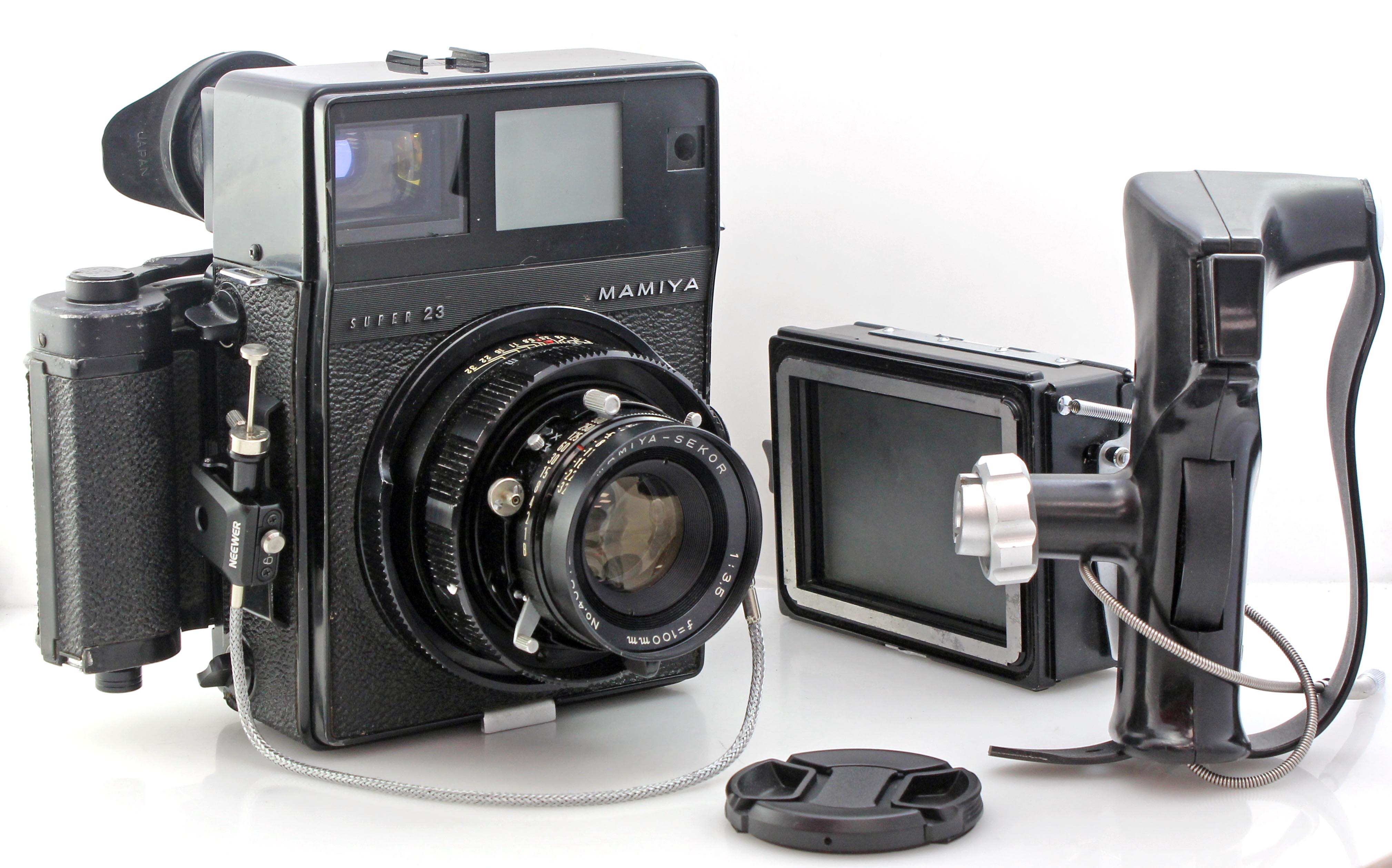 Mamiya Press Super 23 6x9 (120) Black Rangefinder Camera + Sekor 100mm f/3.5 Lens