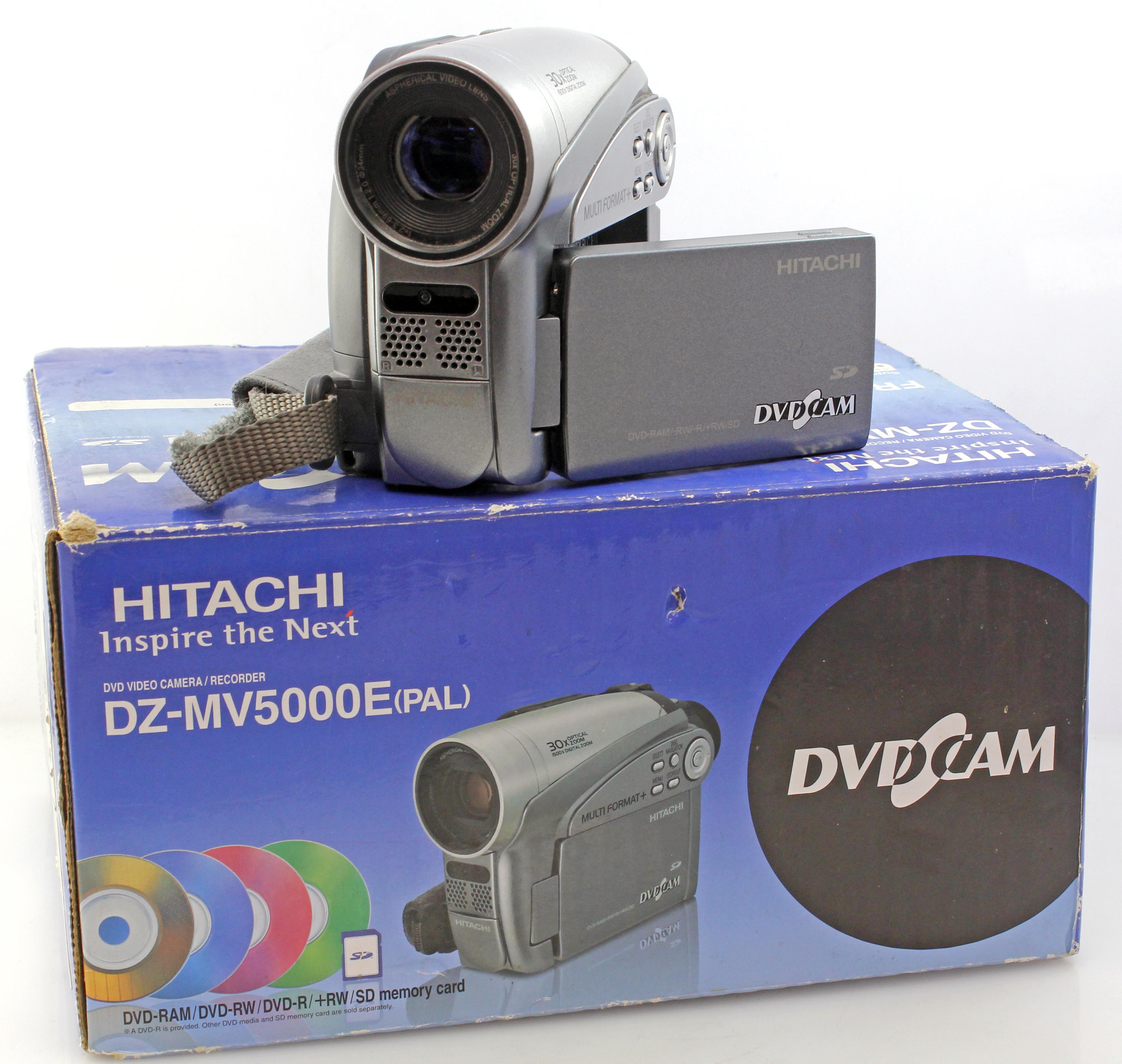 Boxed Hitachi DZ-GX5000E Movie Camera Camcorder - DVD Mini Disc Format