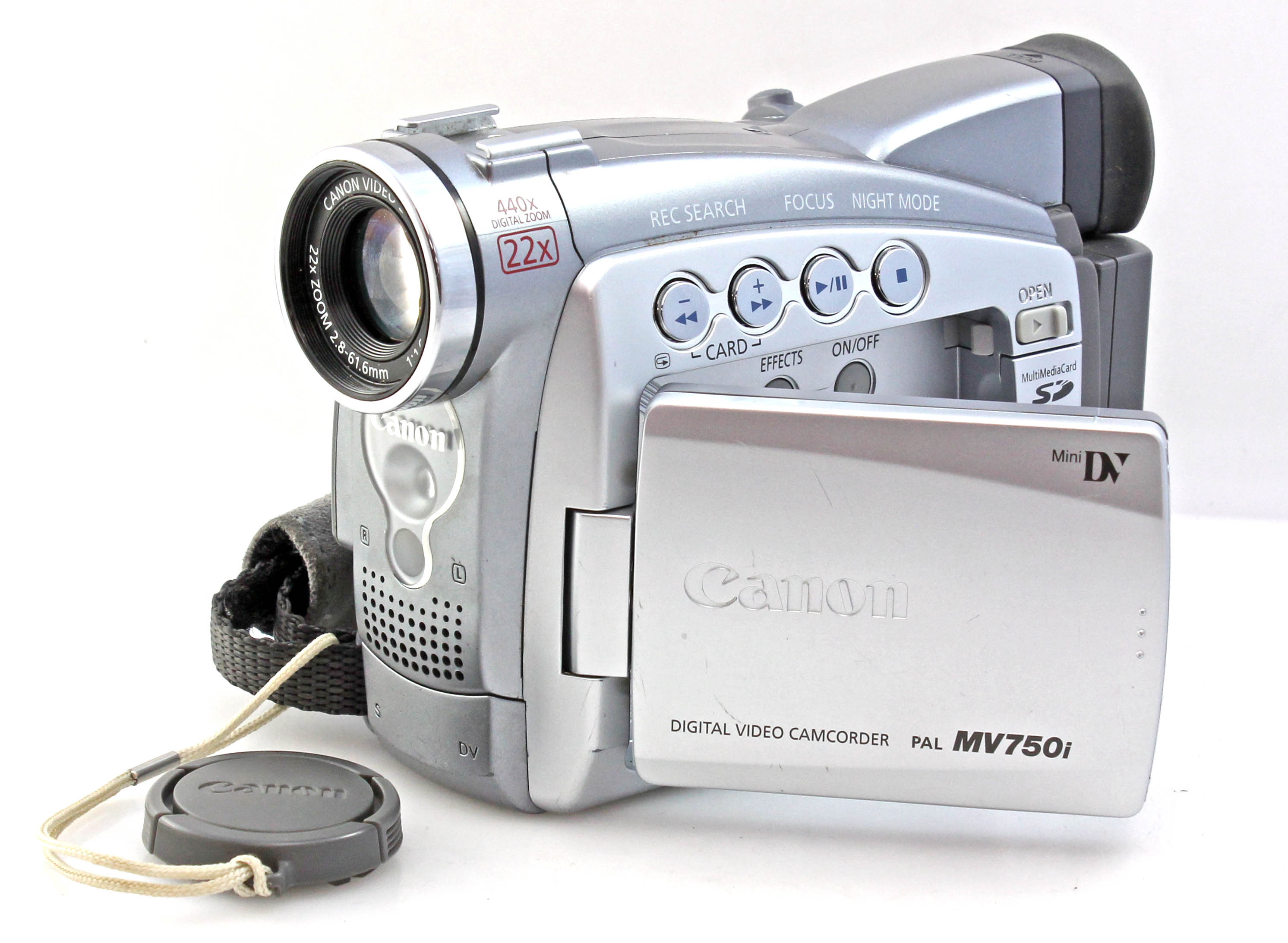 Canon MV750i Mini DV tape & SD Card Format Handycam Movie Camcorder PAL