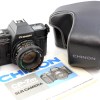 Chinon CP-7M 35mm SLR Film Camera + 50mm f1.7 Standard Prime Lens + Case