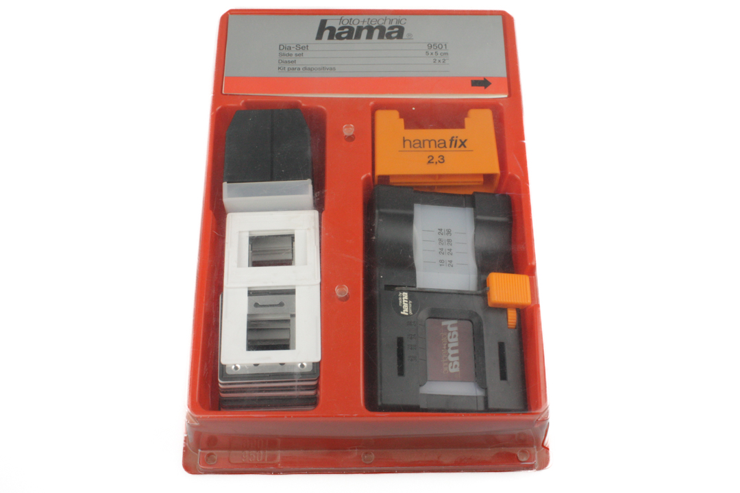 Foto Technic Hama Slide Cut + Mount Kit, with 35mm Slide mounts - Original in Box