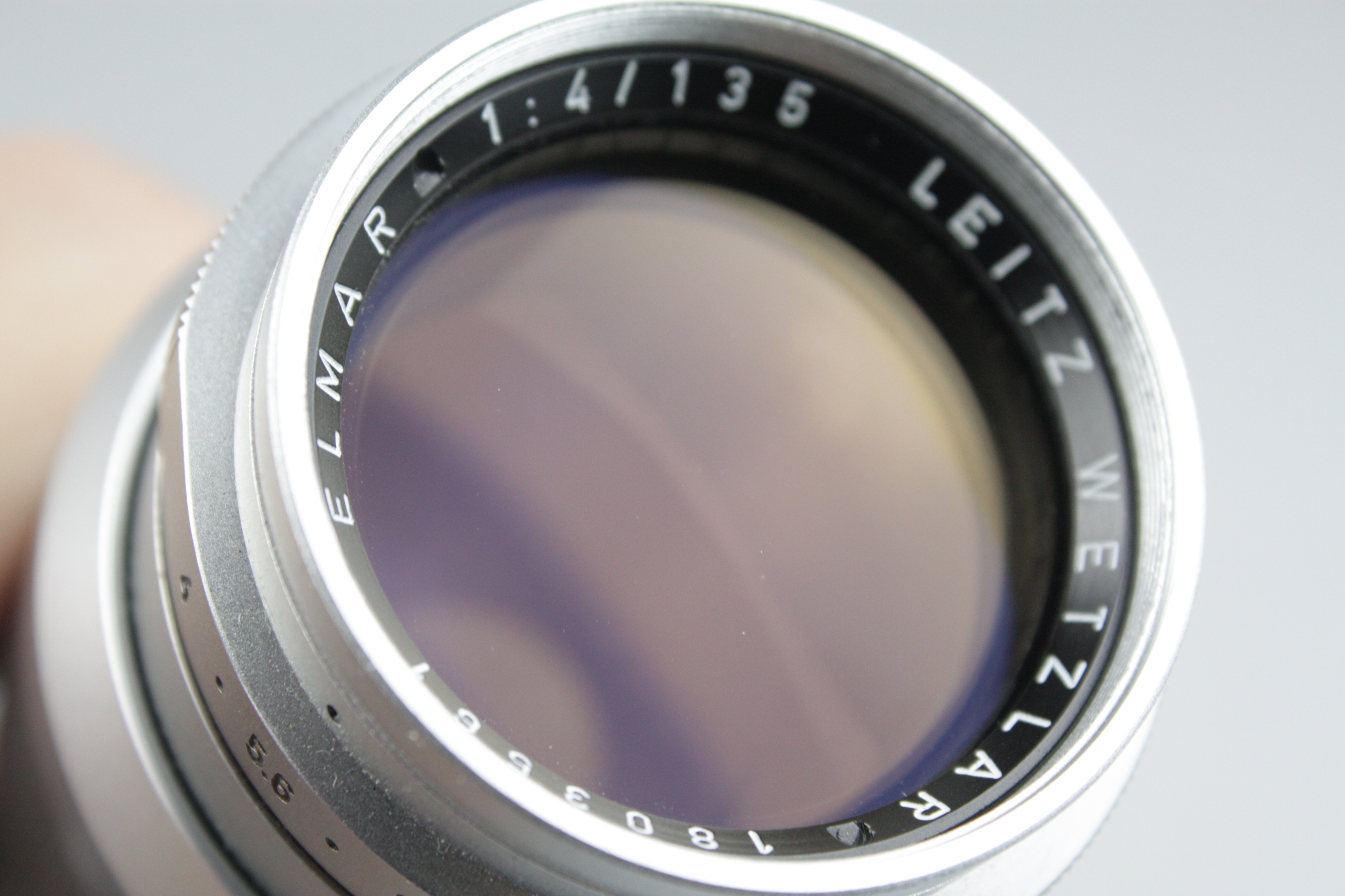 Leitz Leica 135mm f/4 Elmar 39mm Screw Mount Rangefinder Lens w/Caps ...