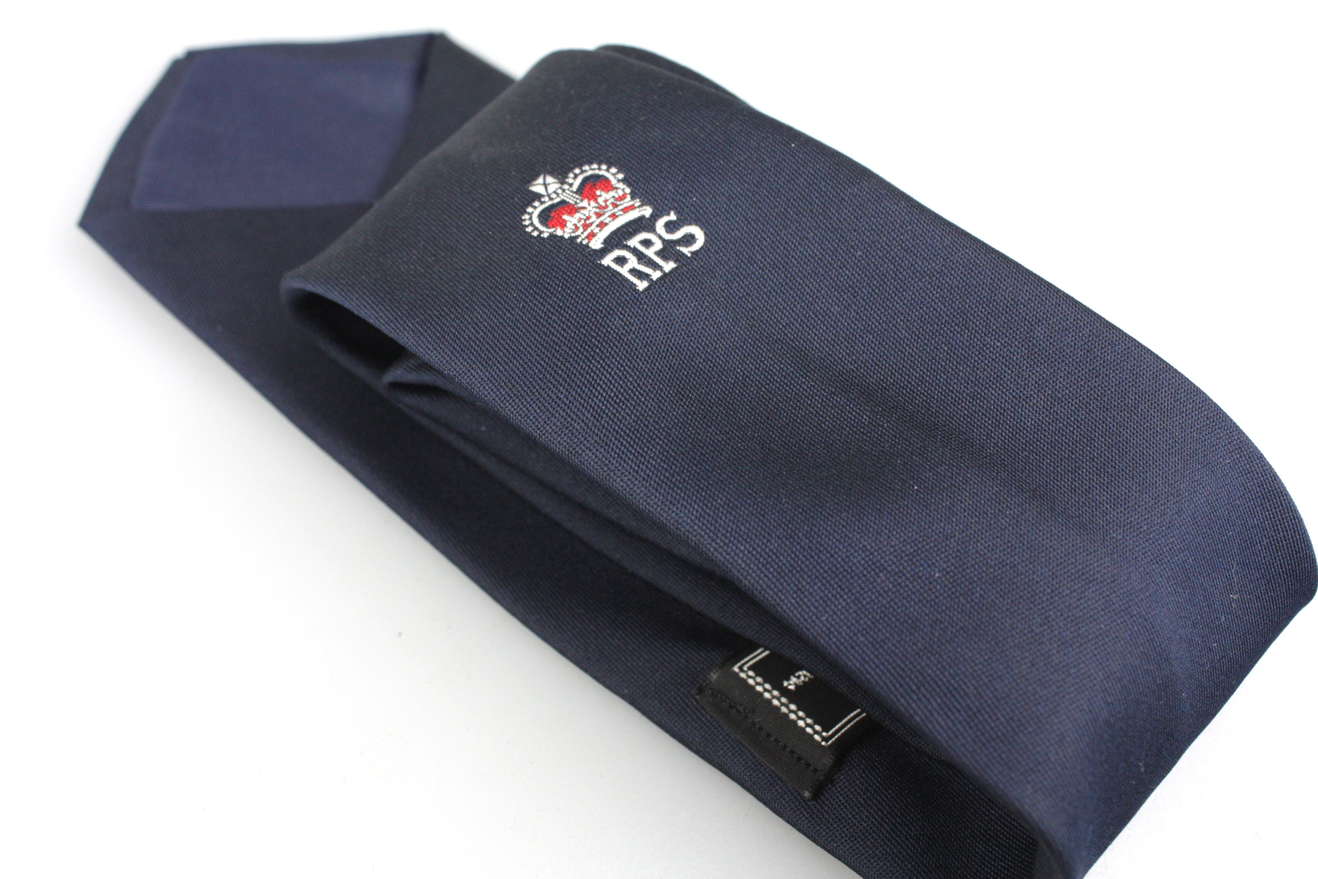 Dark Navy Blue Tie Royal Photographic Society RPS - clean Single Crest