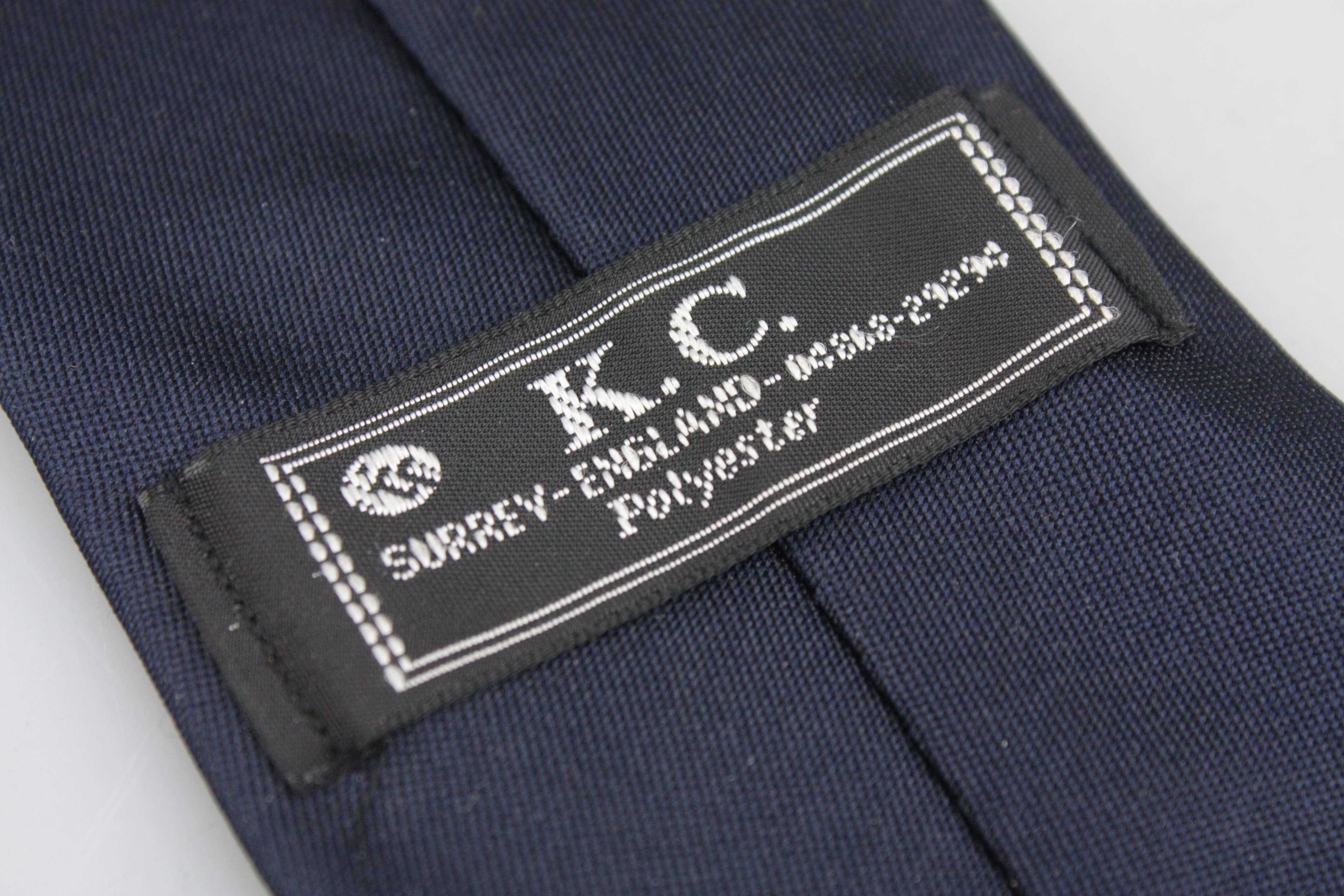 Dark Navy Blue Tie Royal Photographic Society RPS - clean Single Crest - Image 4