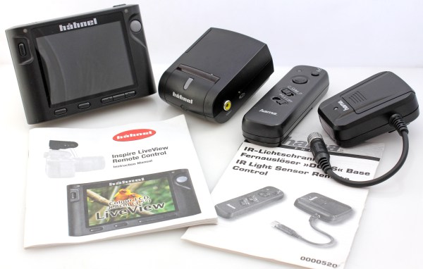 Hahnel Inspire LiveView set & Hama IR Remote Control - Nikon DSLR fit