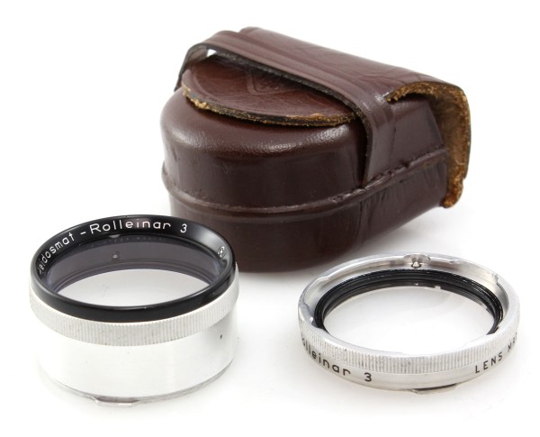 Rollei Rolleinar 3 close up filter set -  Bay 1 Bayonet 1 B1 - W/ case
