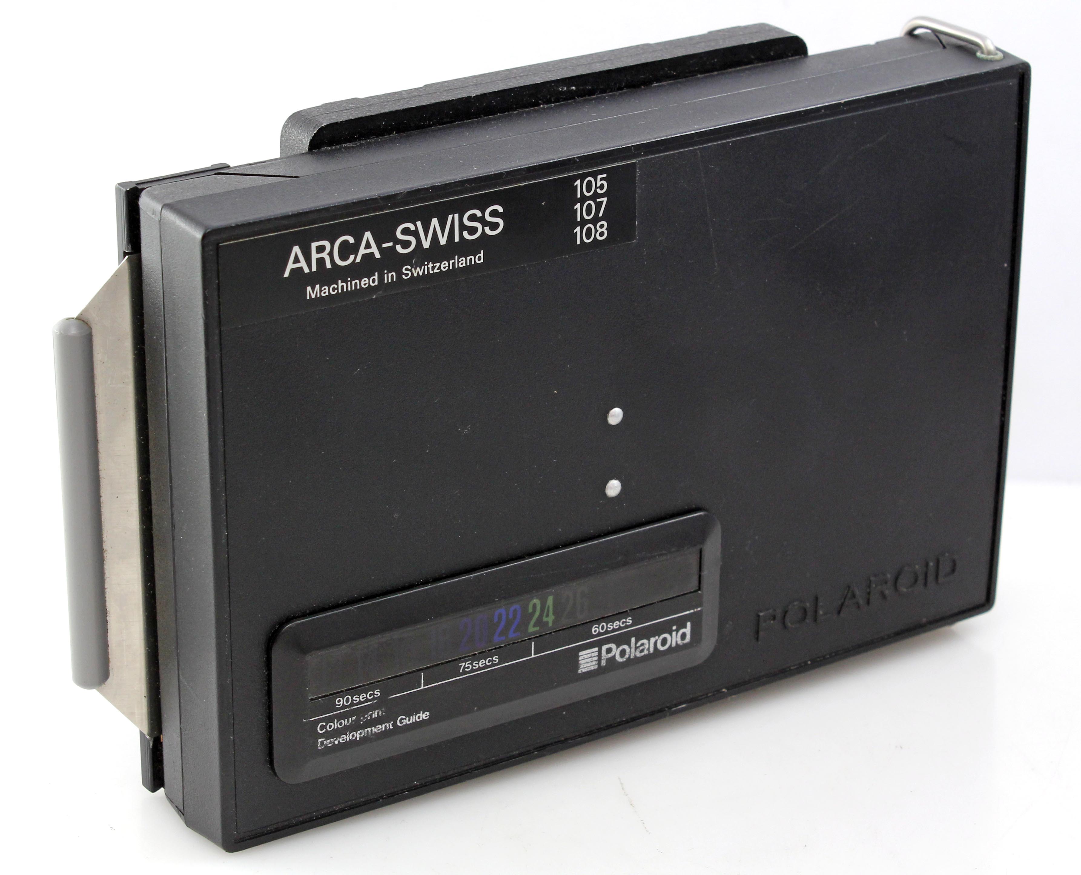 Mamiya RB67 Polaroid Film Back Arca-Swiss branded - for RB67 Cameras - w/ 5 sheets FP-100C