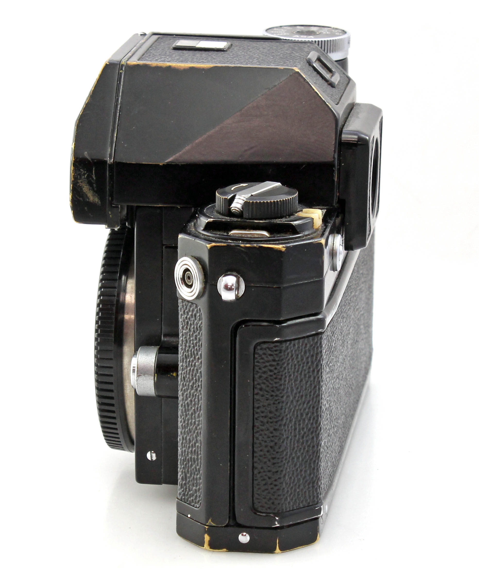 Nikon F 35mm Film Professional SLR Camera in Black w FTn Finder Prism Head - Image 3