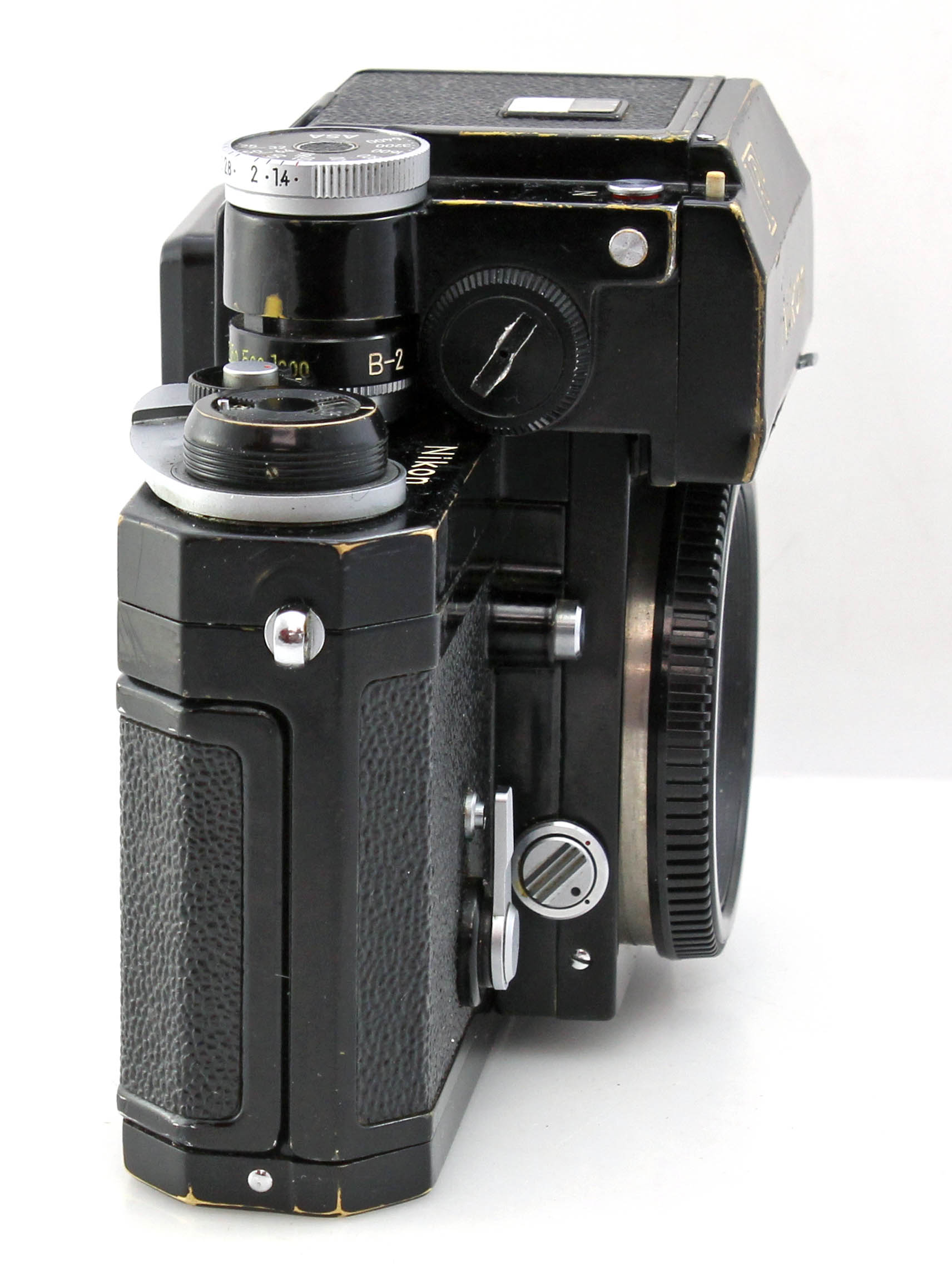Nikon F 35mm Film Professional SLR Camera in Black w FTn Finder Prism Head - Image 5